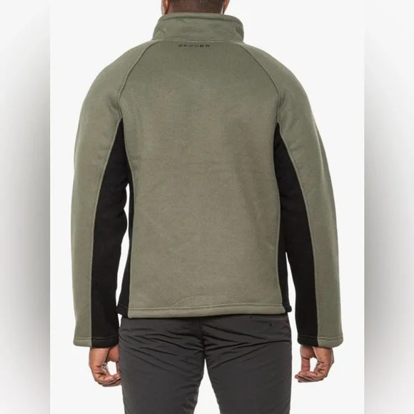 NWT Spyder Steller Full Zip Jacket Medium Tea Leaf Green